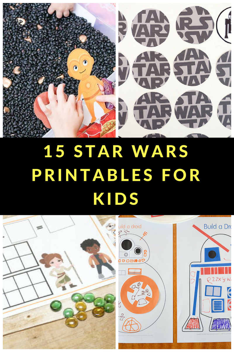15 Star Wars Printables for kids