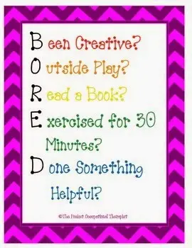 http://www.teacherspayteachers.com/Product/BORED-Activity-Cards-1189552