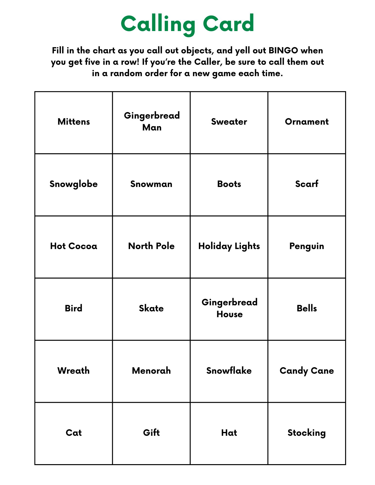Holiday Bingo - Image 4