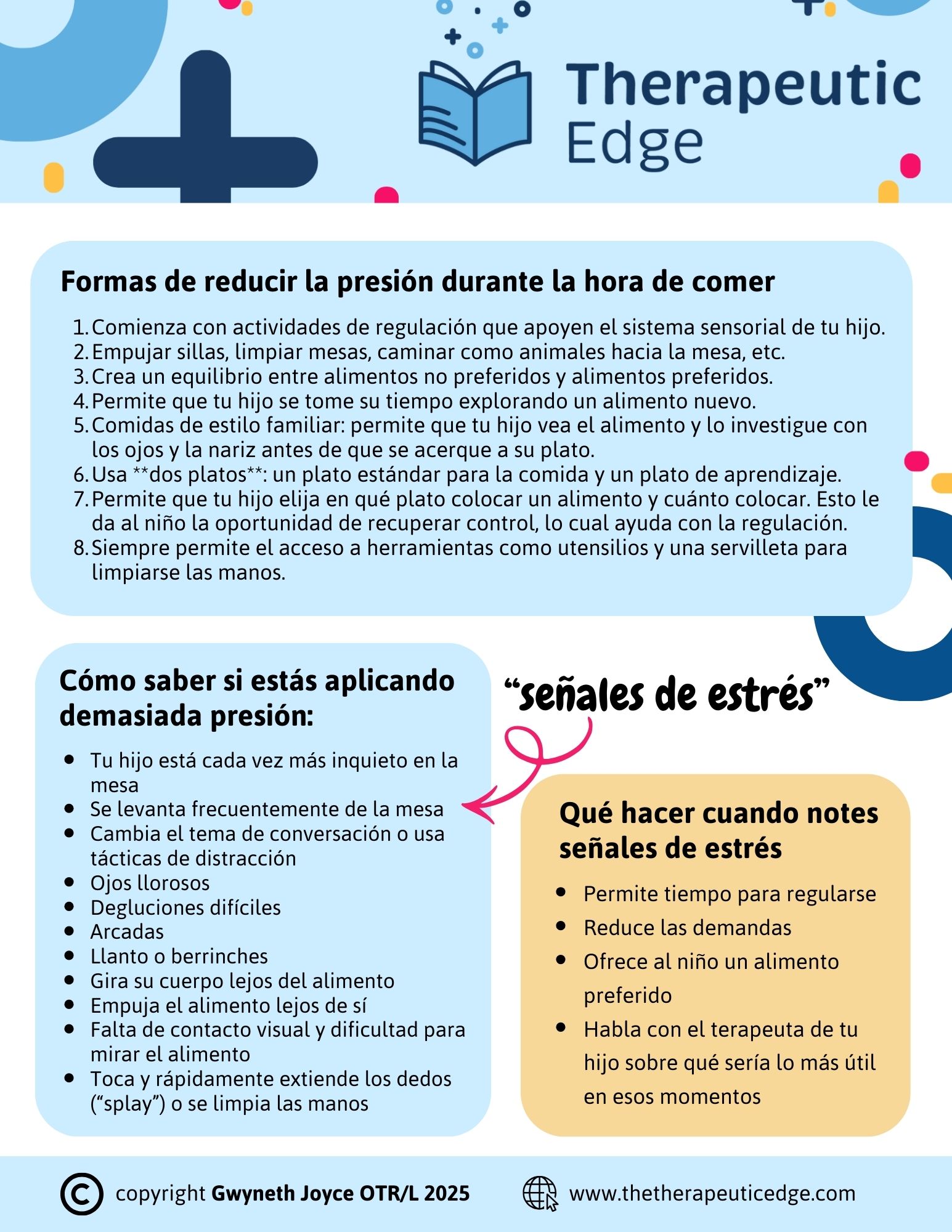 Mealtime Pressure Handout - FREE! - Image 5