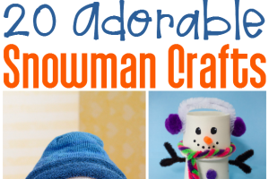 20 Adorable Snowman Crafts for Kids